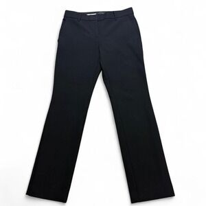 Ann Taylor classic black straight leg trousers office sire size 4